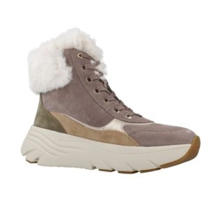 Dámske členkové zimné topánky GEOX-Diamanta D brown