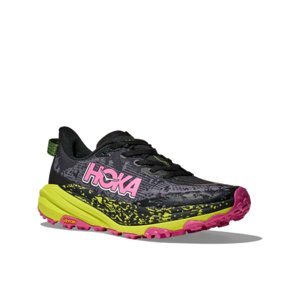 Dámska bežecká trailová obuv HOKA-Speedgoat 6 W black/neon hoka citrus