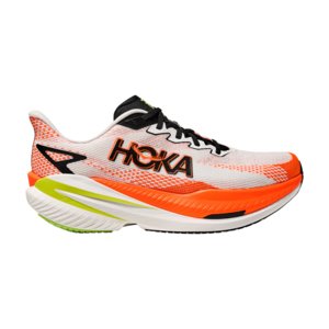 Pánska bežecká obuv HOKA-Mach X 3 M white/neon tangerine
