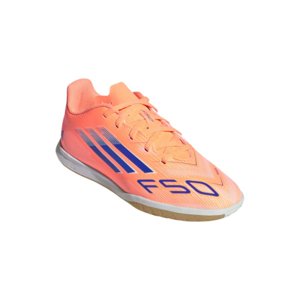 Chlapčenské futbalové kopačky halové ADIDAS-F50 Club Jr IC beam orange/lucid blue/cloud white