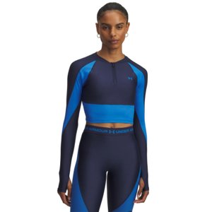 Dámske tréningové tričko s dlhým rukávom UNDER ARMOUR-UA HG Rib 1/4 Zip