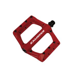 Pedále na bicykel EXUSTAR-PB571 red