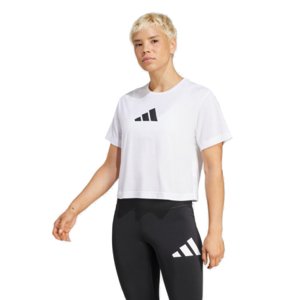 Dámske tréningové tričko s krátkym rukávom ADIDAS-WE BL TEE WHITE