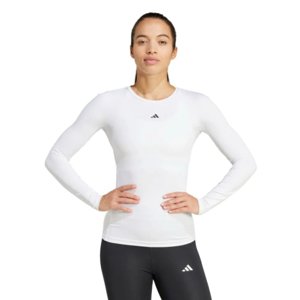Dámske tréningové tričko s dlhým rukávom ADIDAS-TF LS T WHITE