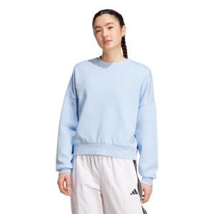 Dámska zateplená mikina ADIDAS-W SL FC SWT GLOBLU/WHITE