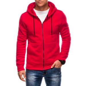 Pánsky sveter EDOTI-Sweatshirt EM-SSBZ-0101 V-4 red