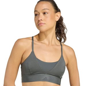 Dámska tréningová športová podprsenka ADIDAS-HYG SHN BRALETT LEGIVY/GREY