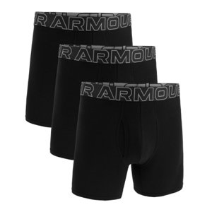Pánske boxerky UNDER ARMOUR-3 PACK-M UA Perf Cotton 6in-BLK 001