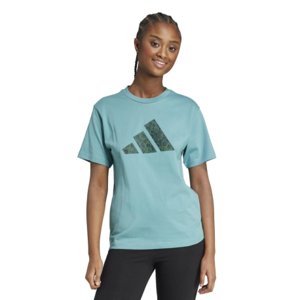 Dámske tričko s krátkym rukávom ADIDAS-Animal Graphic Tee W powder teal