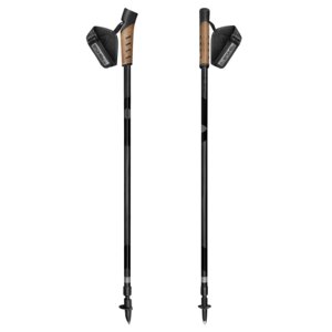 Nordic walking palice SPOKEY-PEAK Nordic Walking Poles, 2-section, black