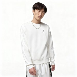 Pánska flisová mikina NIKE-JORDAN BRK FLC CREW 133 SAIL