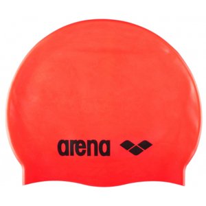Plavecká čiapka ARENA-Clasic Silicone Cap fluo red-black