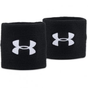 Potítka UNDER ARMOUR-2 PACK-UA Performance Wristbands-BLK