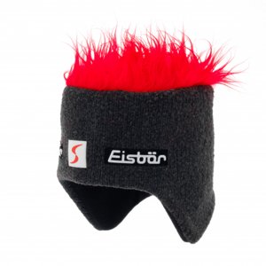 Zimná čiapka EISBÄR-Cocker MÜ SP grafit/rot