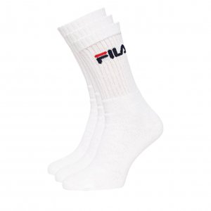 Ponožky FILA-F9505 SOCKS 3-PACK 300-White