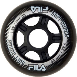 Náhradné kolieska na korčule FILA SKATES-WHEELS 80MM/82A BLCK/BLCK