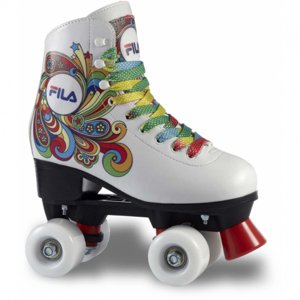 Dámske dvojradové kolieskové korčule FILA SKATES-BELLA WHITE