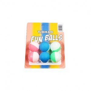 Stolnotenisové loptičky TIBHAR-Tibhar Funballs, x6, bicoloured