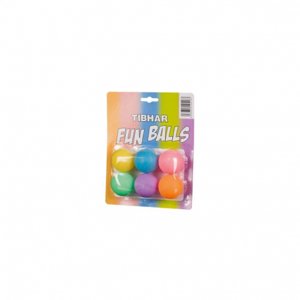 Stolnotenisové loptičky TIBHAR-Tibhar Funballs, x6, multicolor