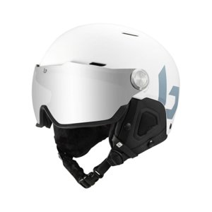 Lyžiarska prilba so štítom BOLLE-Might Visor-Offwhite Matte - Brown Gun Cat 2