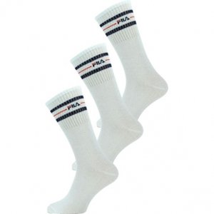 Ponožky FILA-F9092 SOCKS 3-PACK-300 WHITE