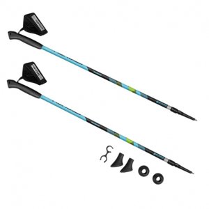 Nordic walking palice SPOKEY-MEADOW Nordic Walking Poles, 2-section, Antishock System, blue-black