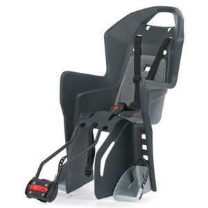 Detská sedačka na bicykel POLISPORT-Koolah 29 , černo-šedá