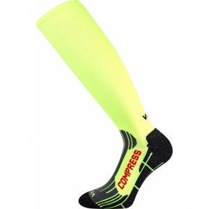 Bežecké kompresné podkolienky VOXX-1 PACK-Flex-neon yellow