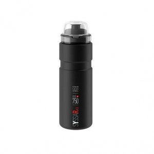 Fľaša na bicykel ELITE-SYSSA RACE čierna matná 750 ml