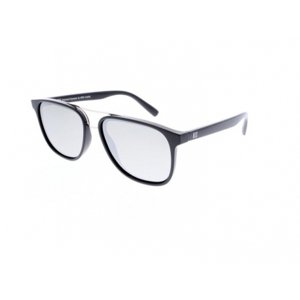 Slnečné okuliare H.I.S. POLARIZED-HPS98114-1, black, smoke with silver flash POL, 55-16-145