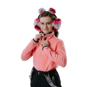 Dievčenská lyžiarska flisová mikina AUTHORITY KIDS-F-LAURA_peach