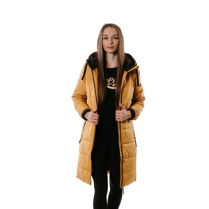 Dámska bunda AUTHORITY-CJ_PIPEA_camel