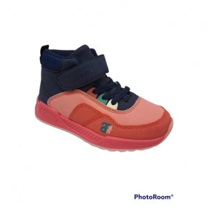 Detská rekreačná obuv AUTHORITY KIDS-Bassie par pink/blue rad/pink dog