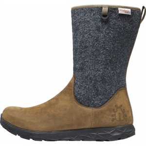Dámske vysoké zimné topánky ICEBUG-Grove Wool W Michelin coffee/grey