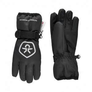 Detské lyžiarske rukavice COLOR KIDS-Gloves - Waterproof-140-Black