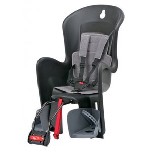 Detská sedačka na bicykel POLISPORT-Bilby, black-grey