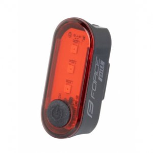 Svetlo na bicykel FORCE-PILL 12 LM, 3 x LED, USB