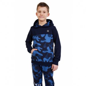 Chlapčenská mikina s kapucňou SAM73-DANNY-240-Blue
