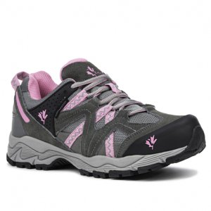 Dámska nízka turistická obuv VEMONT-Treen grey/pink