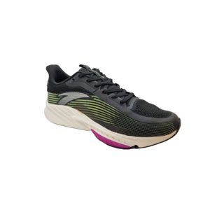 Pánska bežecká obuv ANTA-Klen black/fluorescent green