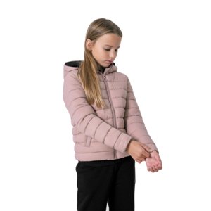 Dievčenská bunda 4F JUNIOR-GIRLS JACKET JKUDP001-56S-LIGHT PINK