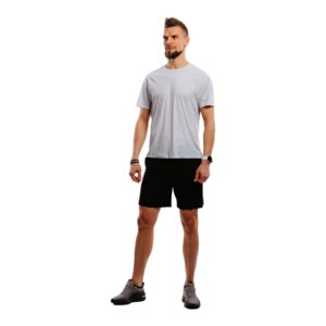 Pánske bežecké tričko s krátkym rukávom ANTA-SS Tee-852225112-1-SS22_Q2-Mecho Grey