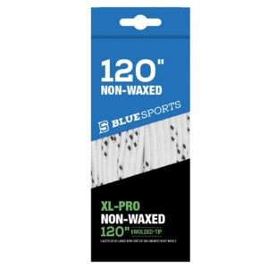 Šnúrky do korčulí BLUE SPORTS-HOCKEY LACE XL-PRO - 120 - WHITE