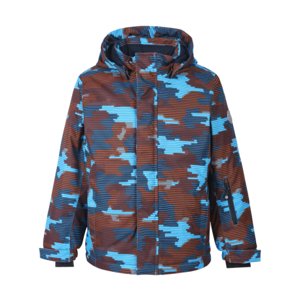 Chlapčenská lyžiarska bunda COLOR KIDS-Ski jacket AOP, AF 10.000, blue 740685.7280