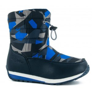 Chlapčenské vysoké zimné topánky WOJTYLKO-Dinton navy