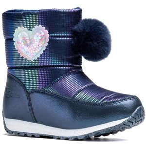 Dievčenské členkové zimné topánky WOJTYLKO-Medda navy