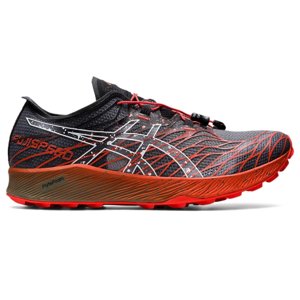 Pánska bežecká trailová obuv ASICS-FujiSpeed black/cherry tomato
