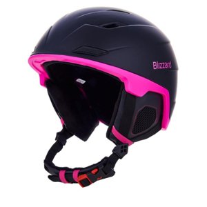 Dámska lyžiarska prilba BLIZZARD-W2W Double ski helmet, black matt/magenta