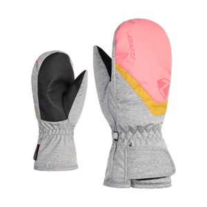 Lyžiarske rukavice palčiaky ZIENER-LORIANO AS(R) MITTEN glove junior, pink vanilla
