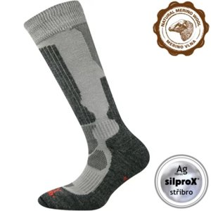 Chlapčenské turistické podkolienky VOXX-Merino Etrexík-kneesock-Light grey